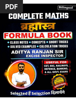 Brahmastra Formula Book 2nd Edition by Aaditya Ranjan Sir | PDF