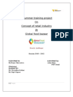 Retail Industry Project on Global Food Bazaar