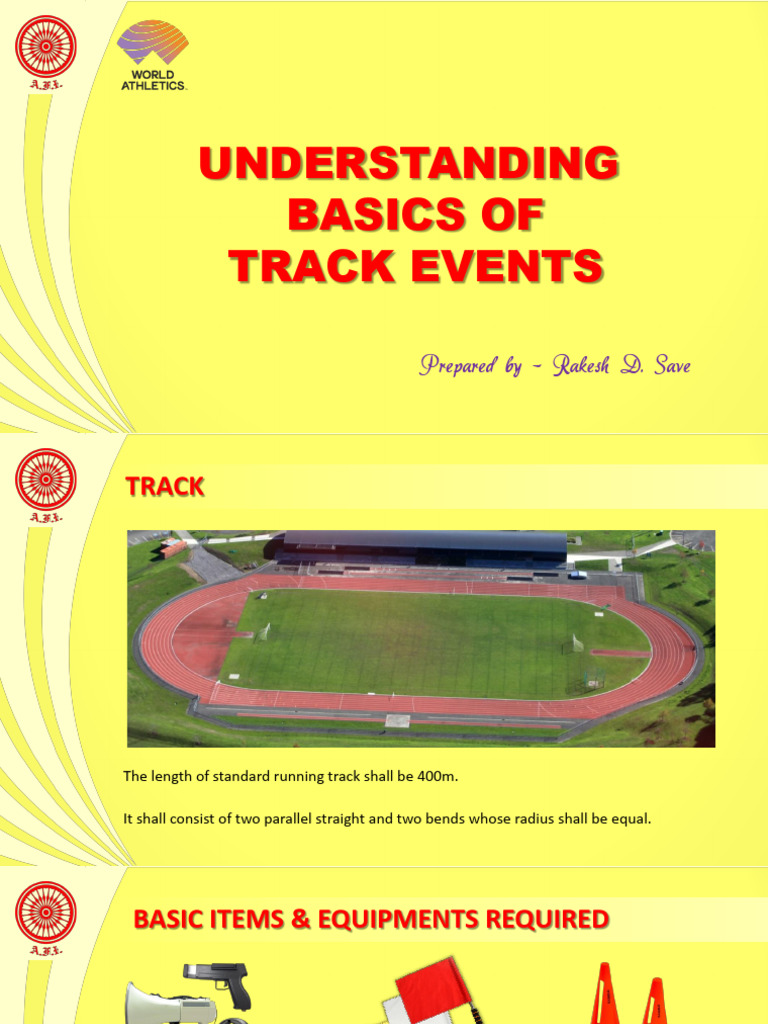 Track Events: Rules and Equipment Guide | PDF | Sport Of Athletics | Sports