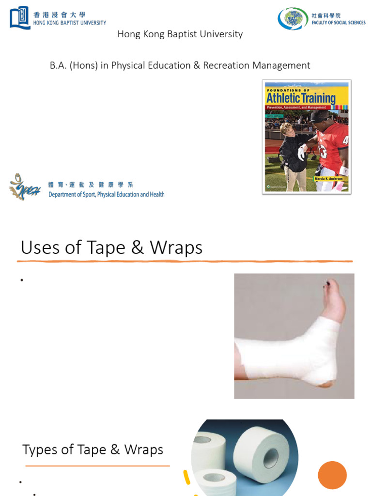 Sports Injury Taping Techniques Guide | PDF | Foot | Anatomical Terms ...