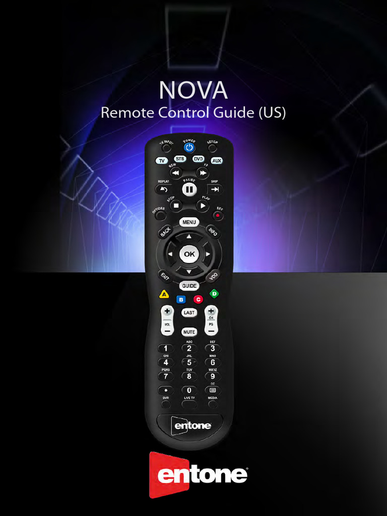Entone Nova 4031 | PDF | Menu (Computing) | Remote Control