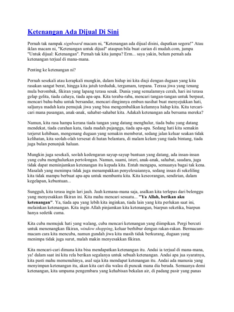 Tazkirah Ringkas Pdf