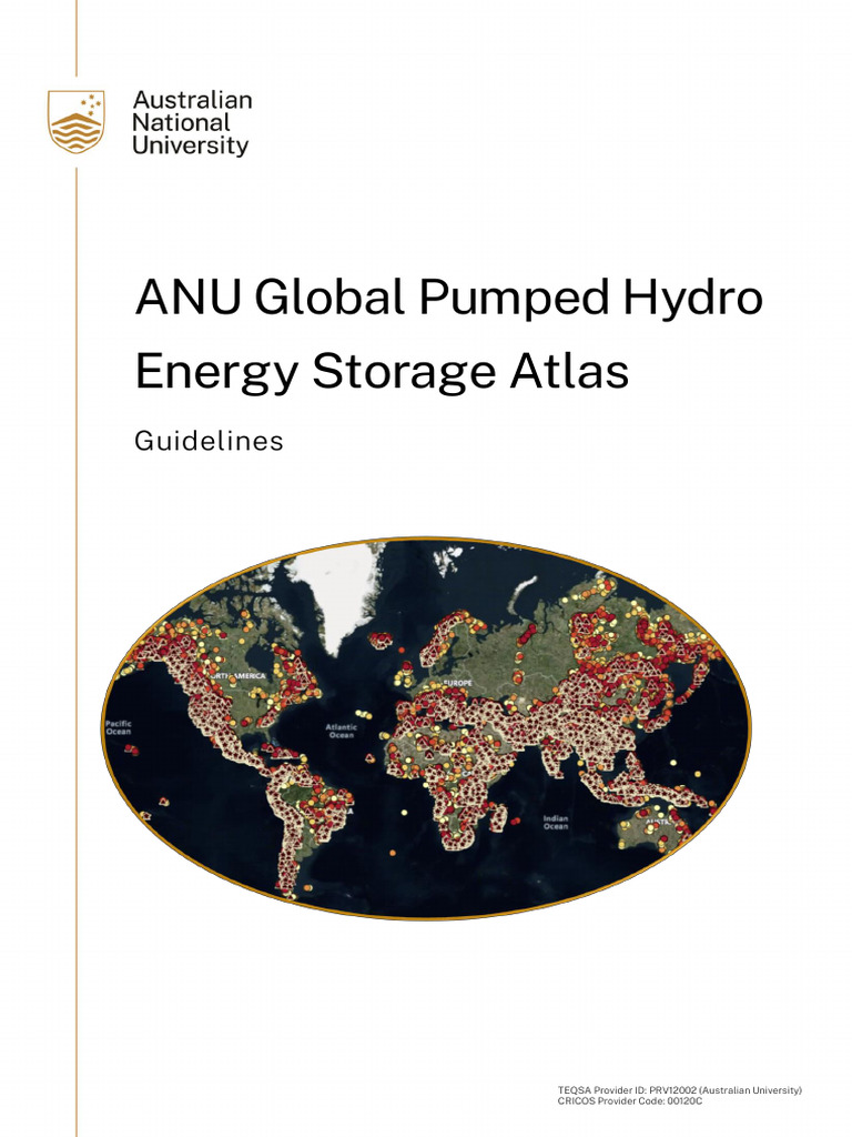 Guidelines for Pumped Hydro Site Selection | PDF | Renewable Energy ...