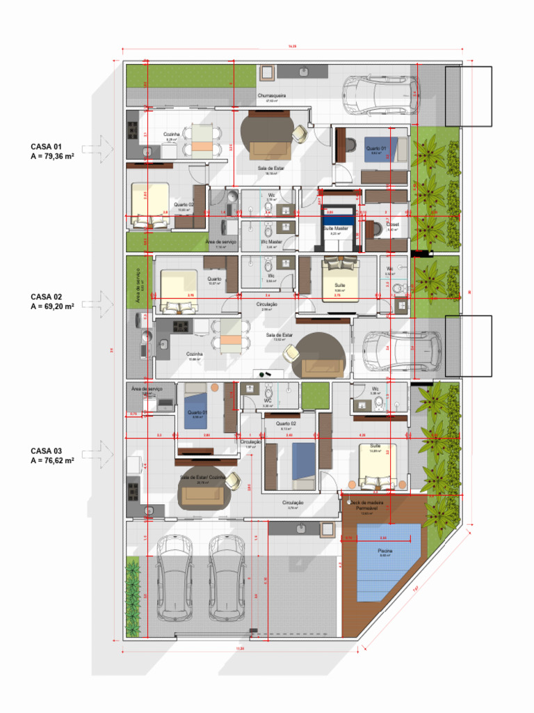 Planta de piso-TÉRREO - LAYOUT | PDF