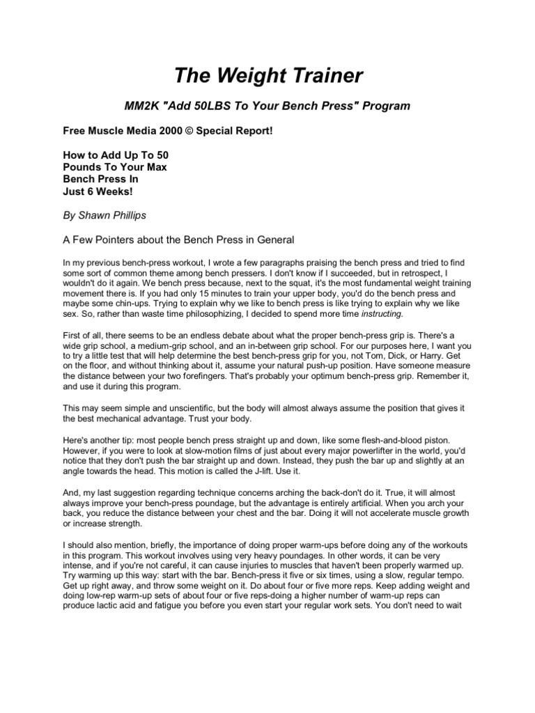 MM2K PDF Muscle Physical Exercise