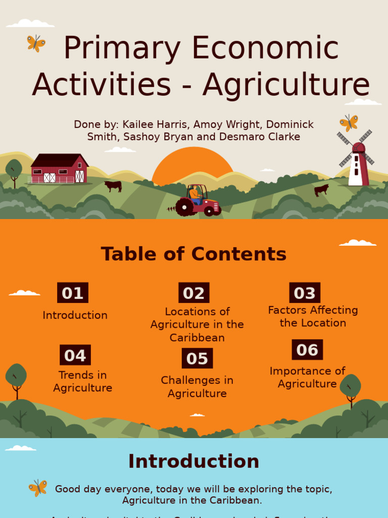 Agriculture's Role in Caribbean Economy | PDF | Agriculture ...