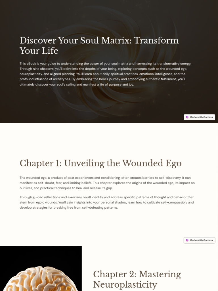 Unlock Your Soul Matrix for Transformation | PDF | Habits | Thought