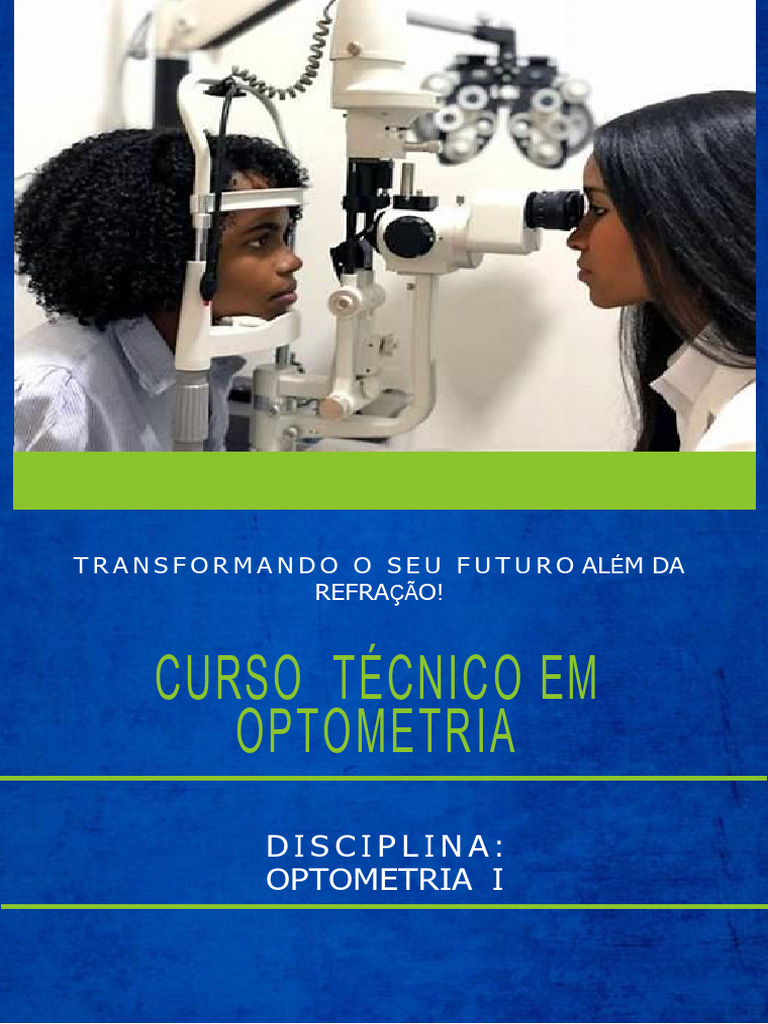 Curso Técnico em Optometria: Conteúdos Essenciais | PDF | Olho ...