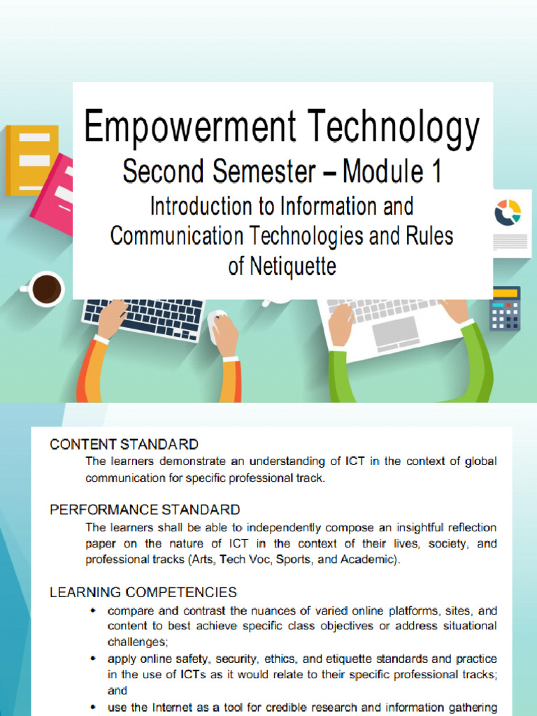 Empowerment Technology Outline 1 | PDF