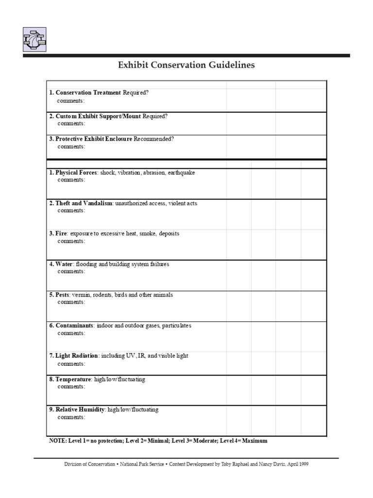 NPS Exhibit Guidelines Figure 04 | PDF