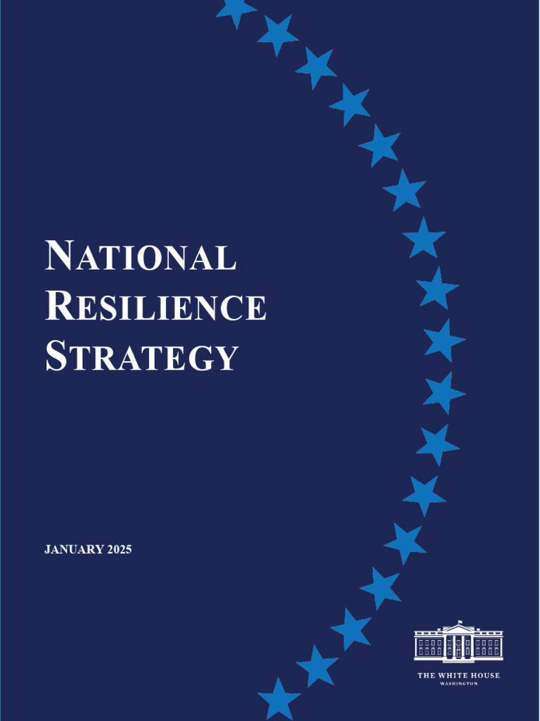 National Resilience Strategy | PDF | Climate Resilience | Governance