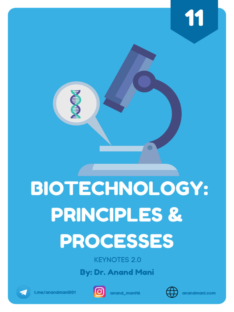 Principles of Biotechnology Explained | PDF | Molecular Cloning ...