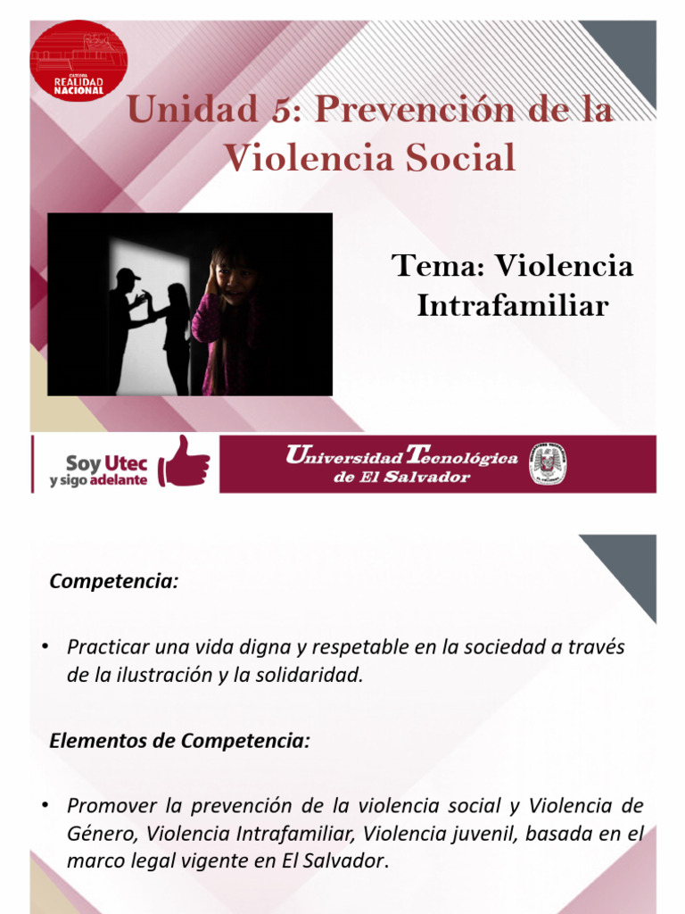 Prevención de la Violencia Intrafamiliar | PDF | Violencia doméstica ...
