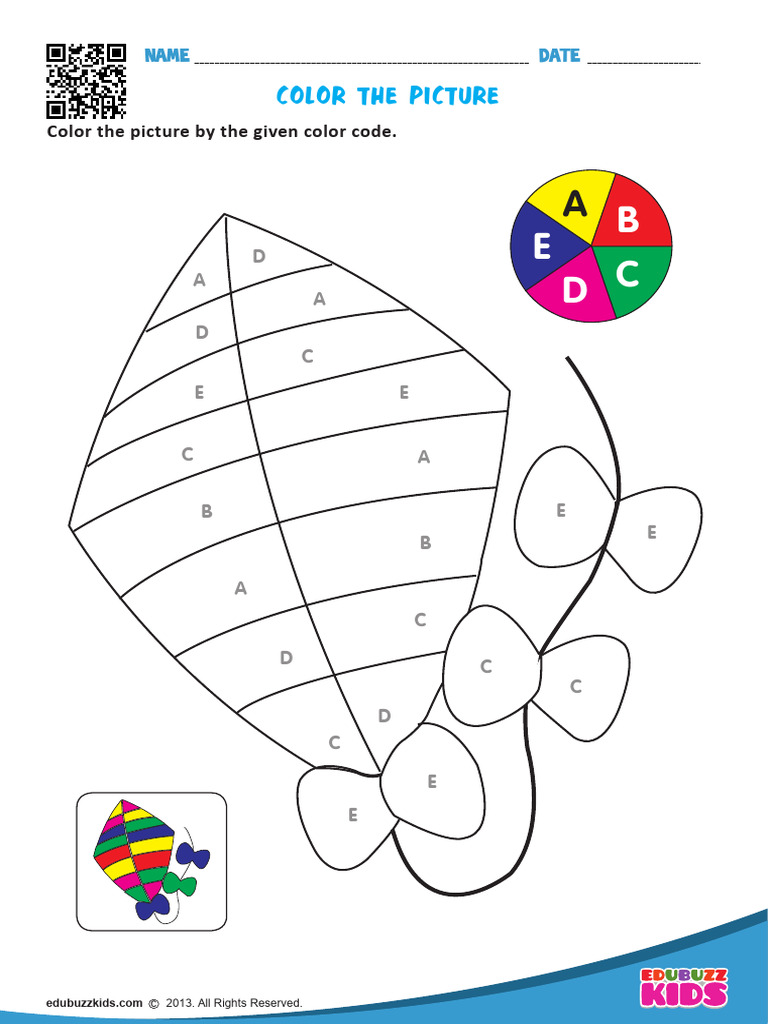 Color by Code Activity Sheets | PDF