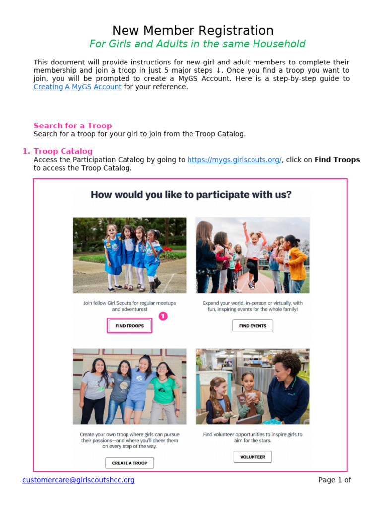 NEW MEMBER REGISTRATION SIGNUP intelligence overview
