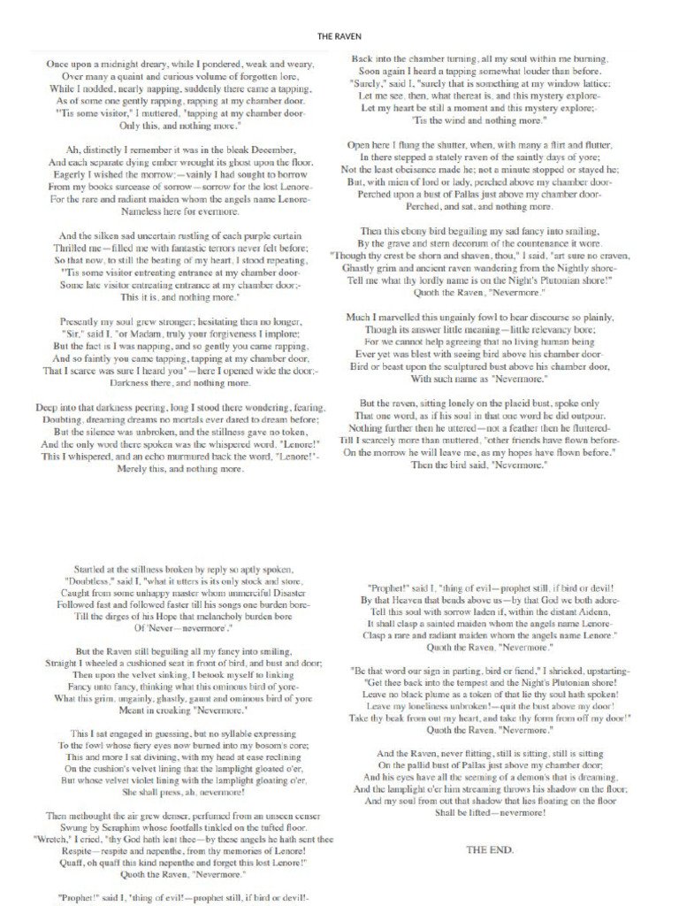 The Raven Pdf