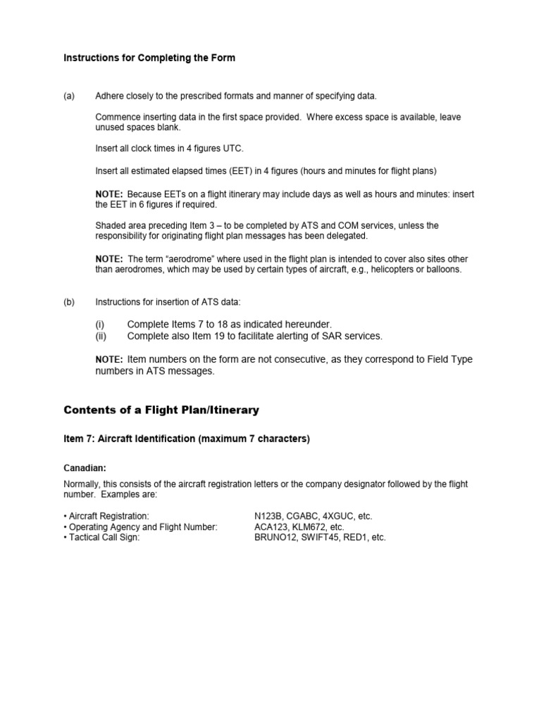 Flight Plan Copy 2 | PDF