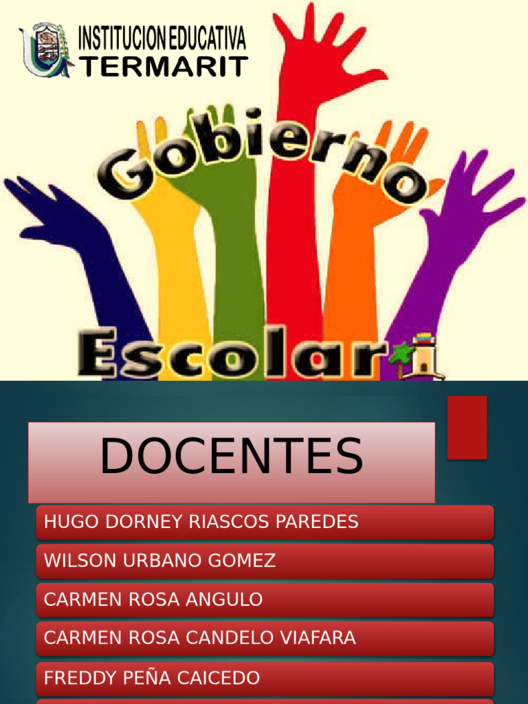 Gobierno Escolar 2025: Estructura y Funciones | PDF | Plan de estudios ...