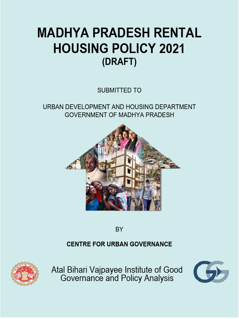 Madhya Pradesh Rental Housing Policy 2021 | PDF | Leasehold Estate | Lease