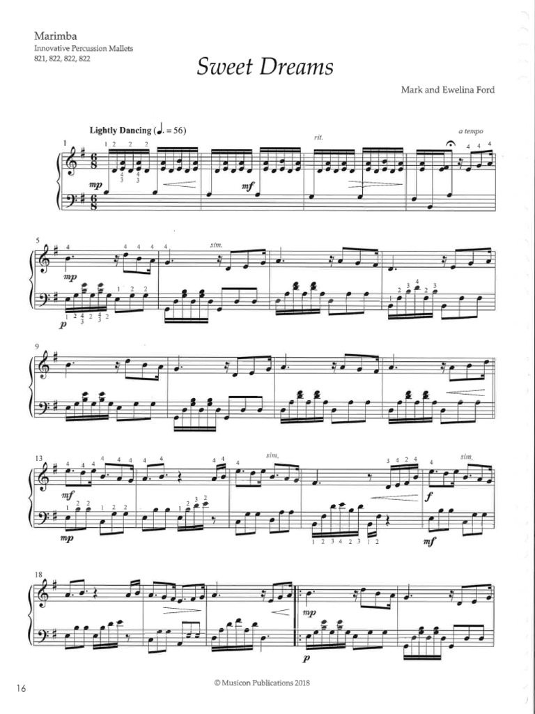 Sweet Dreams - Mark Ford | PDF