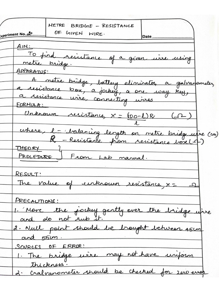 Physics Exp 1 | PDF
