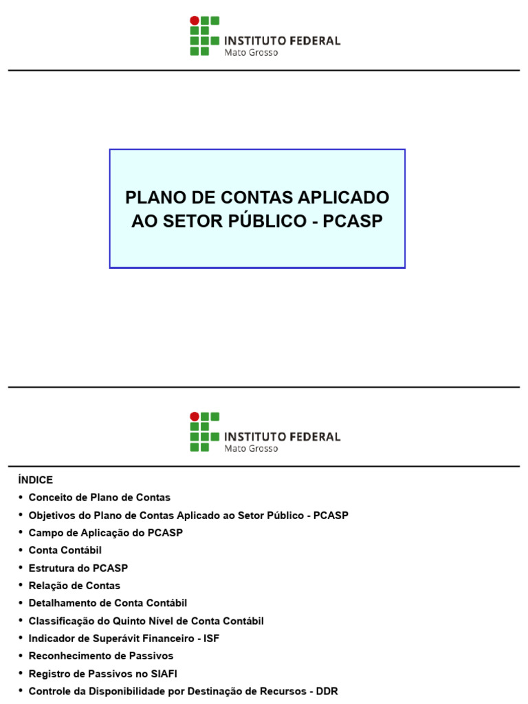 PCASP: Estrutura e Aplicações no Setor Público | PDF | Contabilidade ...