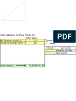 Dew Point Calculator