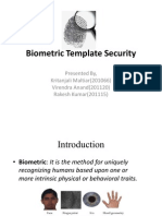 Biometric Template Security