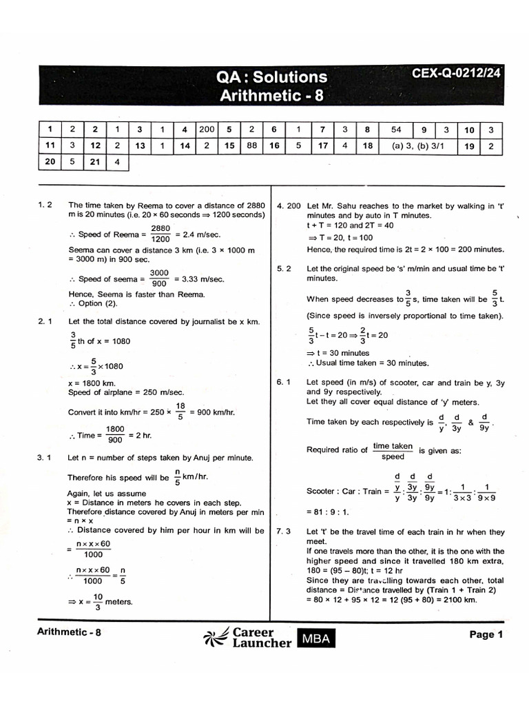QA - 8 S | PDF