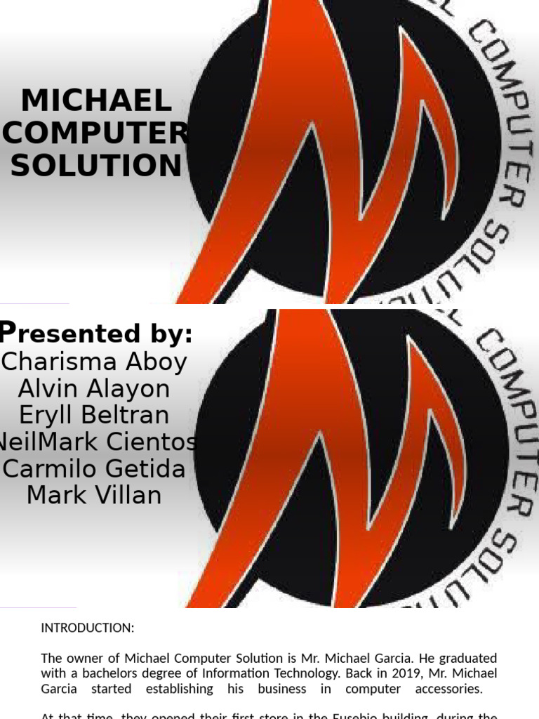 Michael Computer Solution Overview | PDF