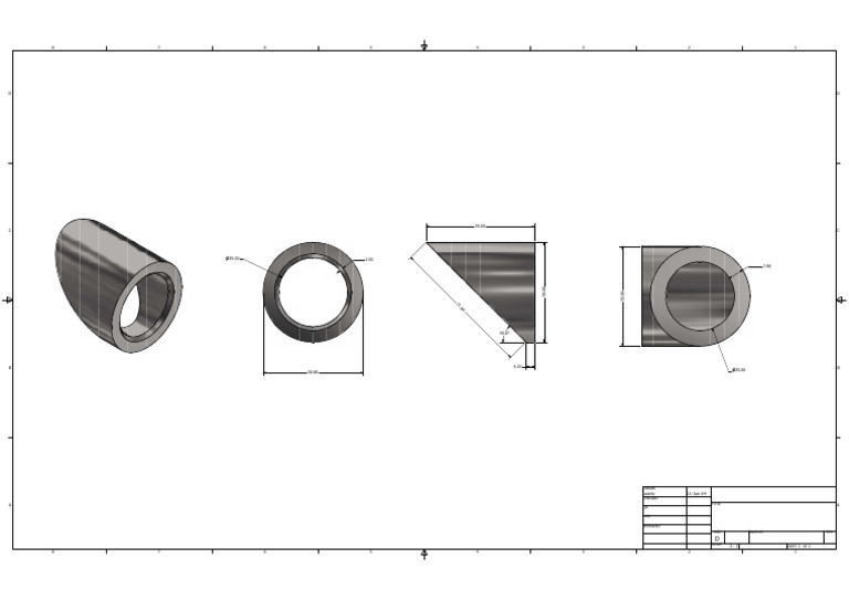 Technical Drawing Specifications Sheet | PDF