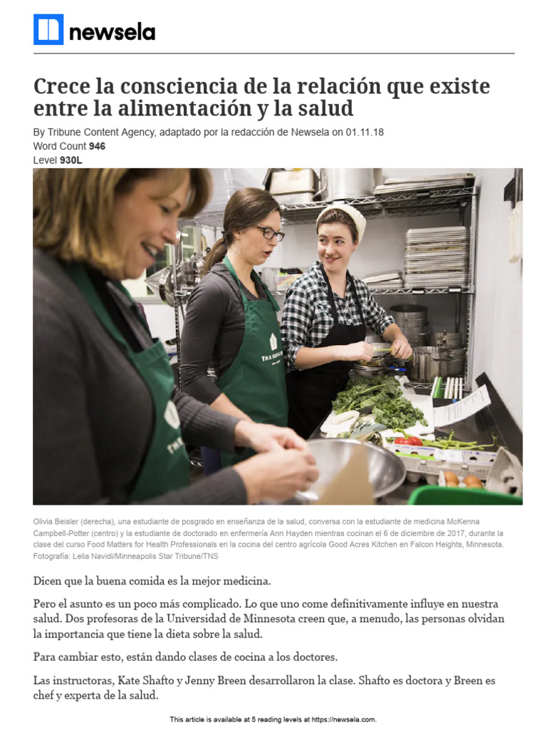 Doctors Prescribe Food Spanish 2001018748 Article - Only | PDF ...