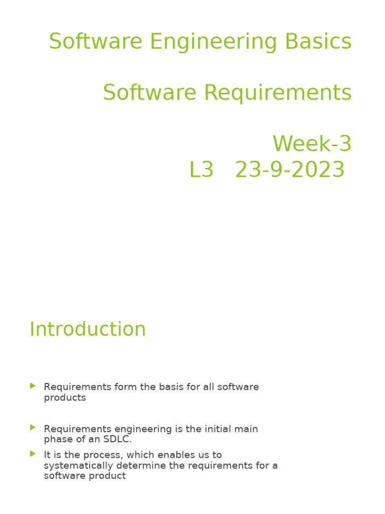Understanding Software Requirements Basics | PDF | User Interface ...