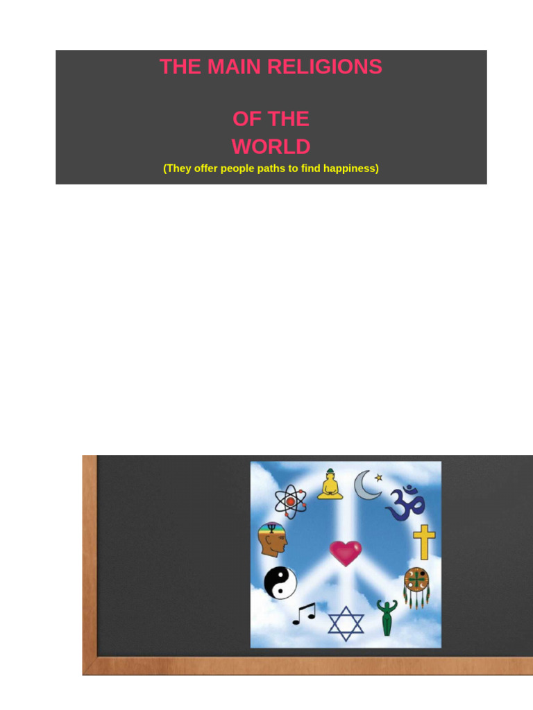 Main religions of the World | PDF