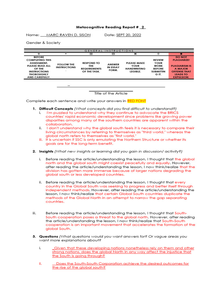 Assessment1 Assignment m2 Sison | PDF | Social Psychology | Liberal ...