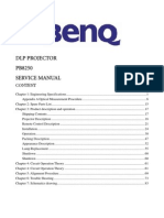 BENQ DLP Projector PB8250 Service Manual