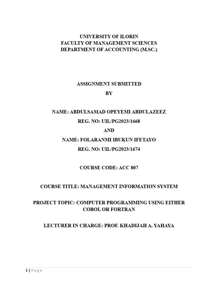 Management Information System | PDF | Computer Programming | Programming