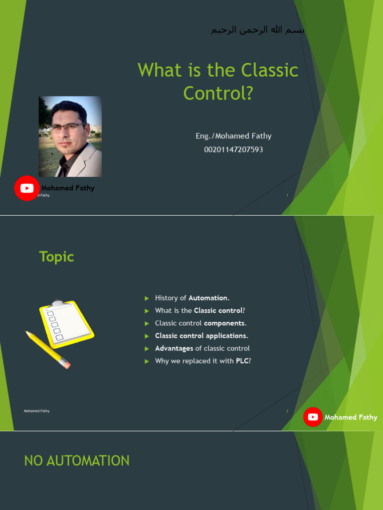 Understanding Classic Control Systems | PDF | Relay | Electronic ...