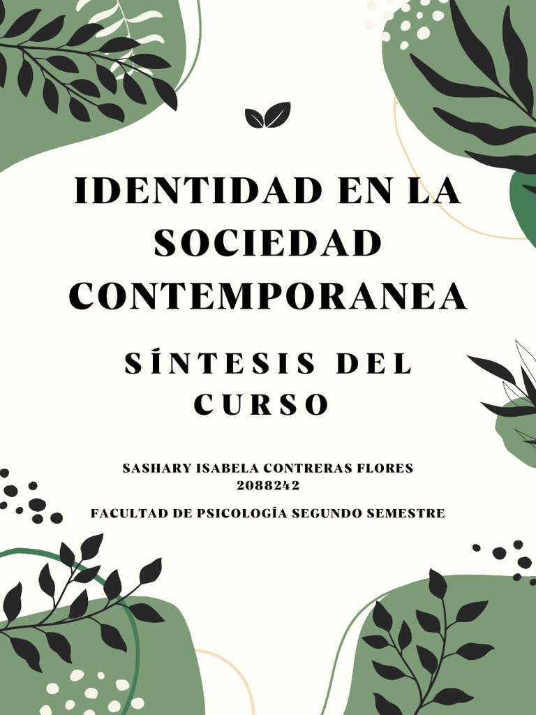 Construcción de la Identidad Social | PDF | Sociedad | Estereotipos