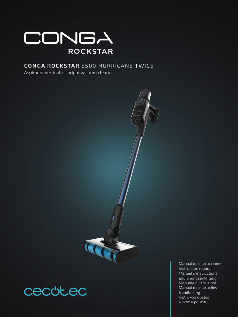 conga-rockstar-5500-hurricane-twice_user_manual_es | PDF