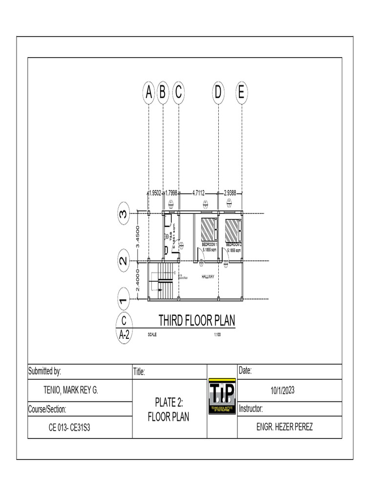 Third Floor Plan Layout Details | PDF