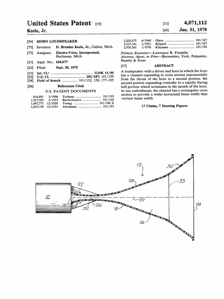 Improved Horn Loudspeaker Design | PDF | Loudspeaker | Acoustics