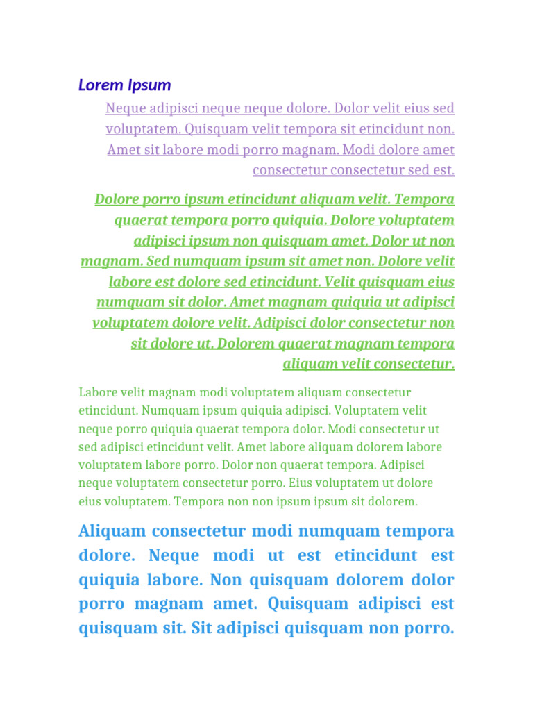 Lorem Ipsum | PDF