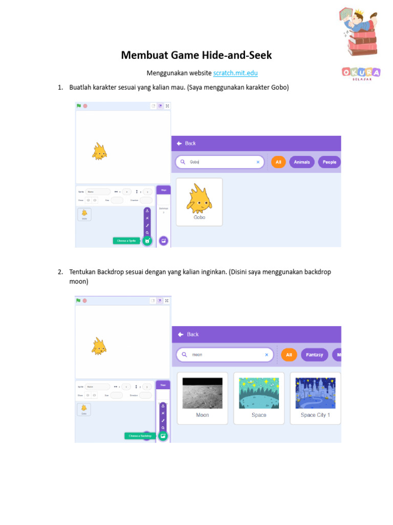 Membuat Game Hide and Seek | PDF