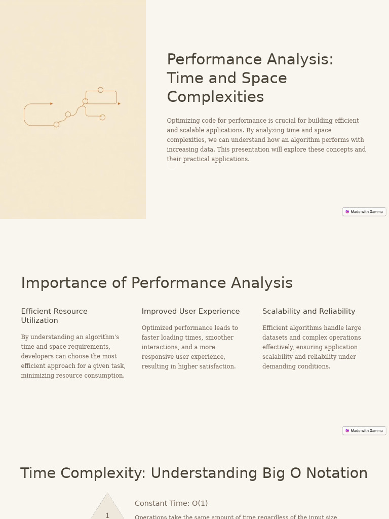 Performance Analysis Time and Space Complexities | PDF