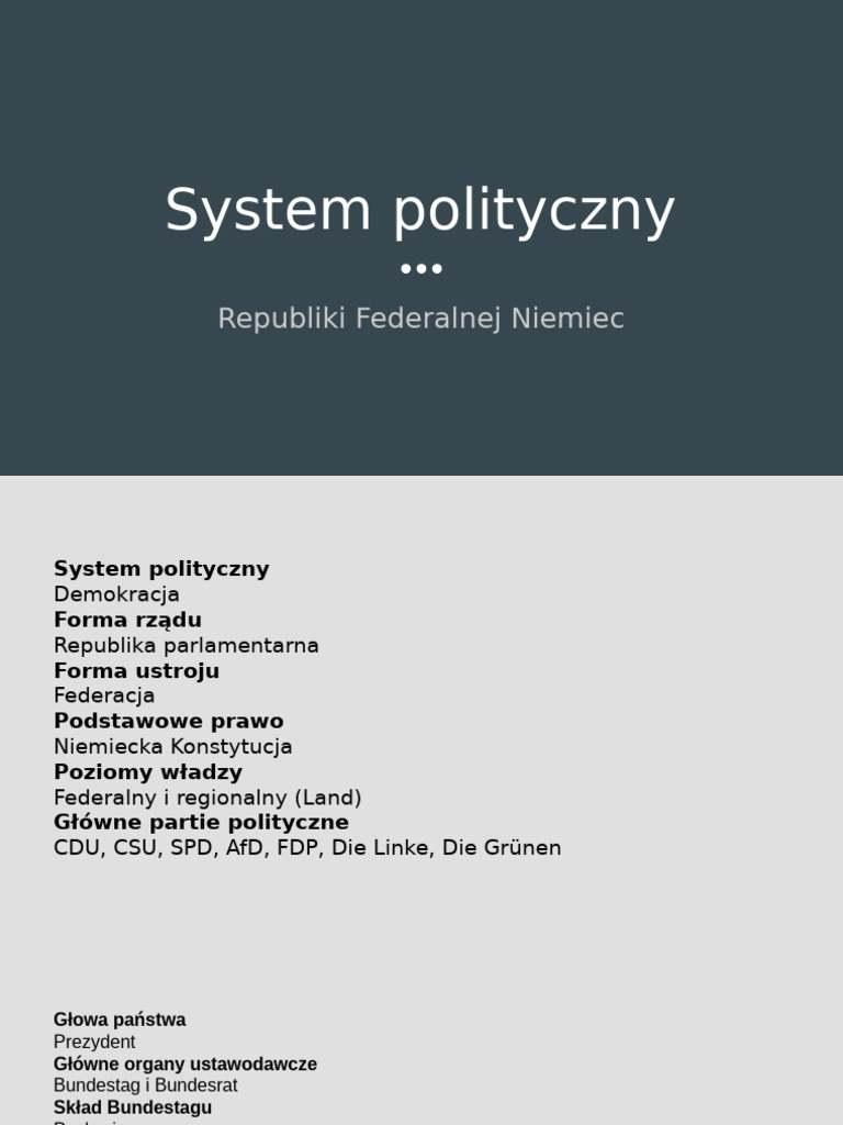 1 System Polityczny | PDF