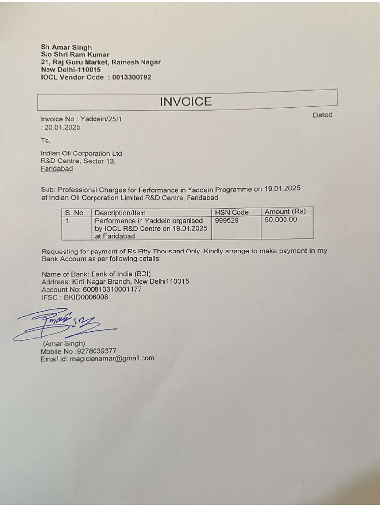 Invoice R&D | PDF