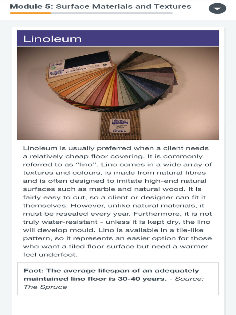 Linoleum: Affordable Flooring Option | PDF | Mobile Software