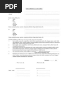 SURAT PERJANJIAN PERCERAIAN