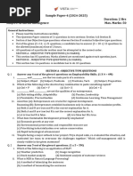 Class 10 AI Sample Paper 2025-26 | PDF | Artificial Intelligence ...